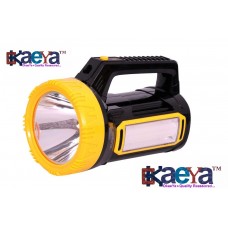 OkaeYa - Plastic Rechargable Torch (7w+ Ultra bright Tube ,Multi)